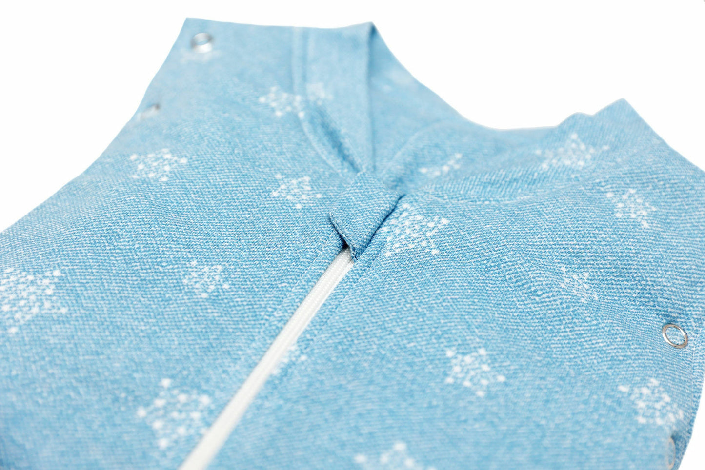 Sac de dormit cu piciorușe Kids Decor 70 cm, Stars in your eyes - Blue