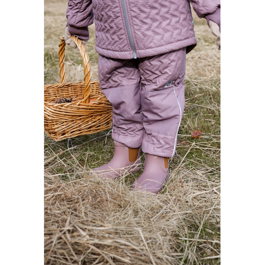 Cizme scurte căptușite cu lână Mikk-Line - Winter Wellies - Twilight Mauve