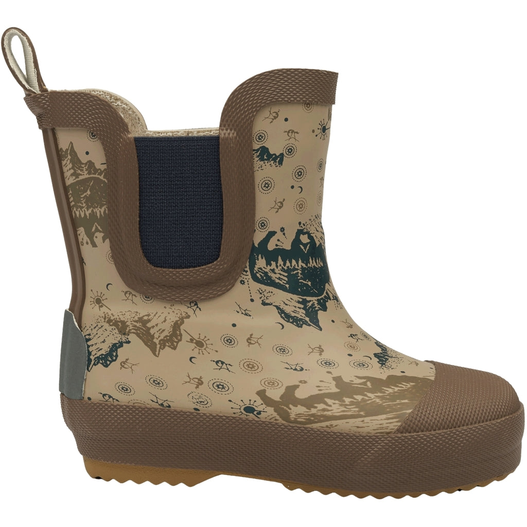 Cizme de iarnǎ scurte căptușite cu lână Mikk-Line - Winter Wellies - Coriander