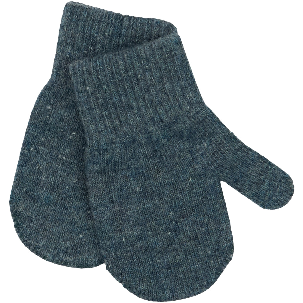 Mănuși Mikk-line tricotate cu lână - set de 3 perechi: Darkest Sprouse-Faded Denim-Balsam Green