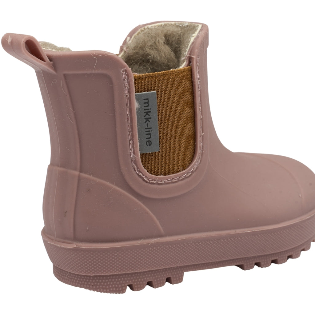 Cizme scurte căptușite cu lână Mikk-Line - Winter Wellies - Twilight Mauve
