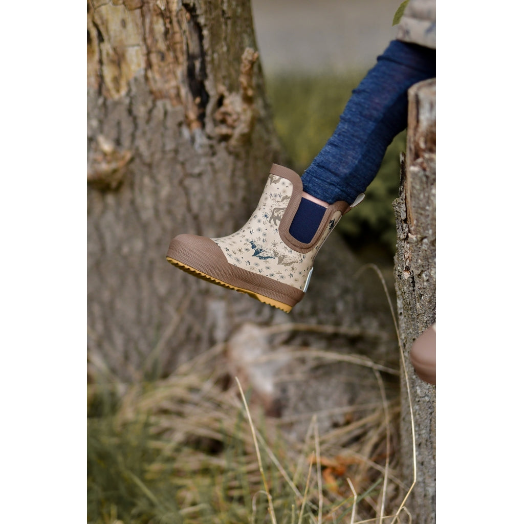 Cizme de iarnǎ scurte căptușite cu lână Mikk-Line - Winter Wellies - Coriander