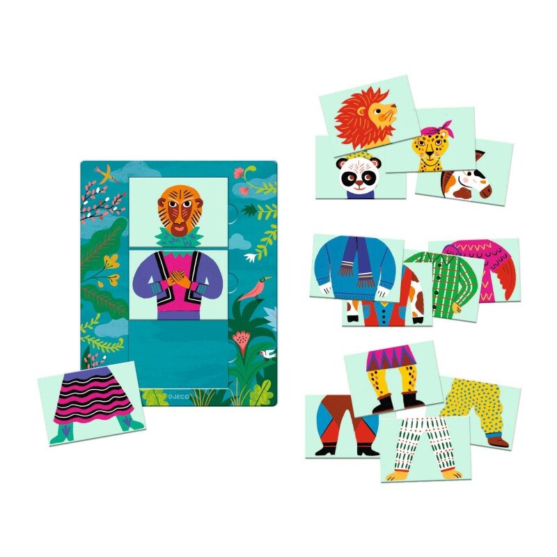 Joc Eduludo Mix & Match Modanimo, Djeco