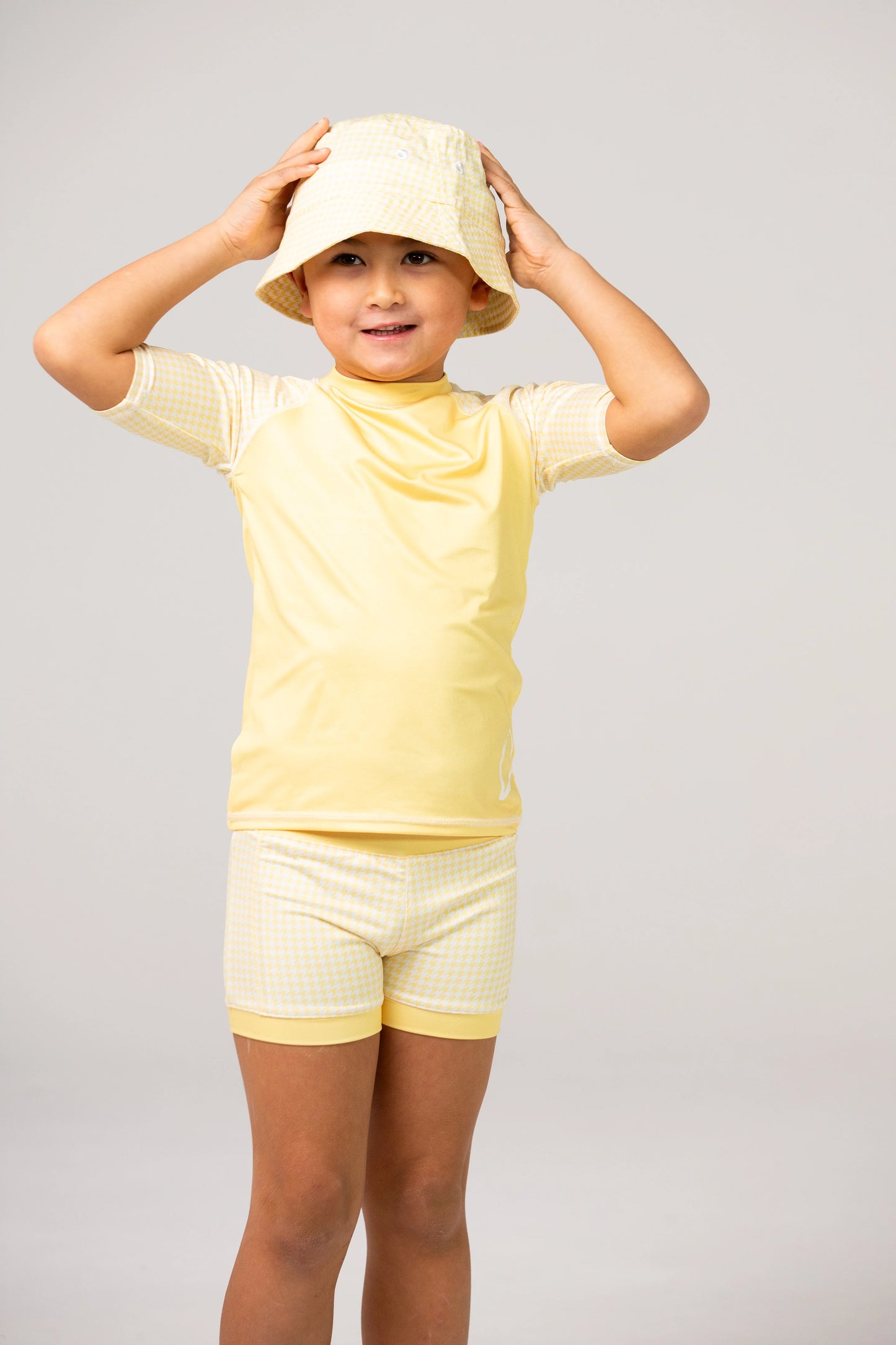 DucKsday - Tricou pentru înot cu protecție solară UPF 50+ - Lemon
