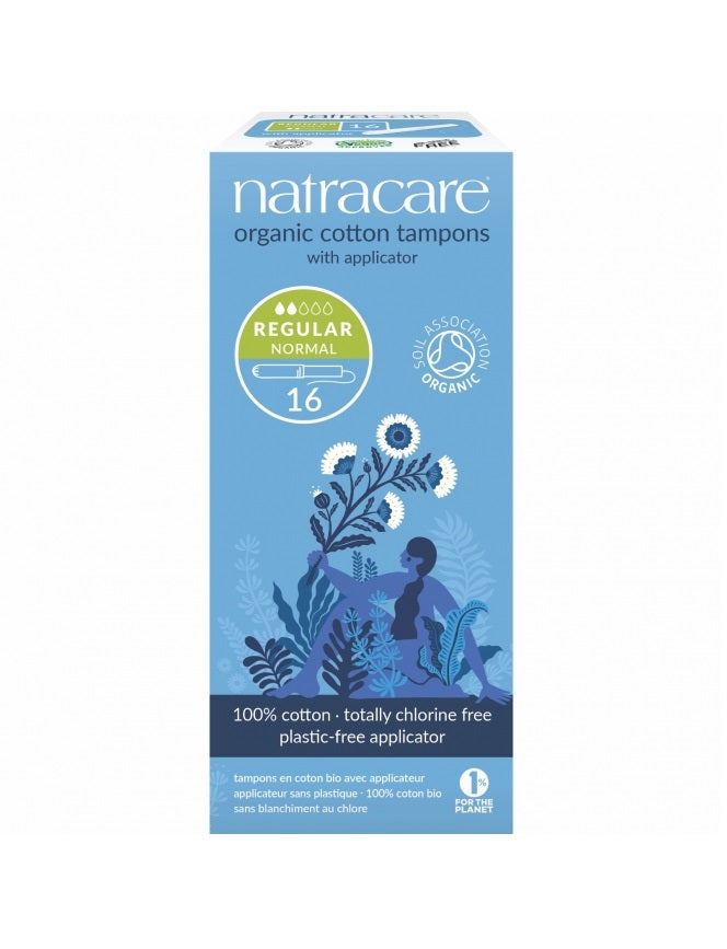 Tampoane bio cu aplicator Normal - Natracare (16 buc)