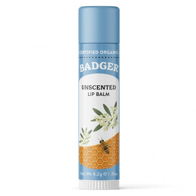 Balsam de buze fără miros - Badger -  4.2 g