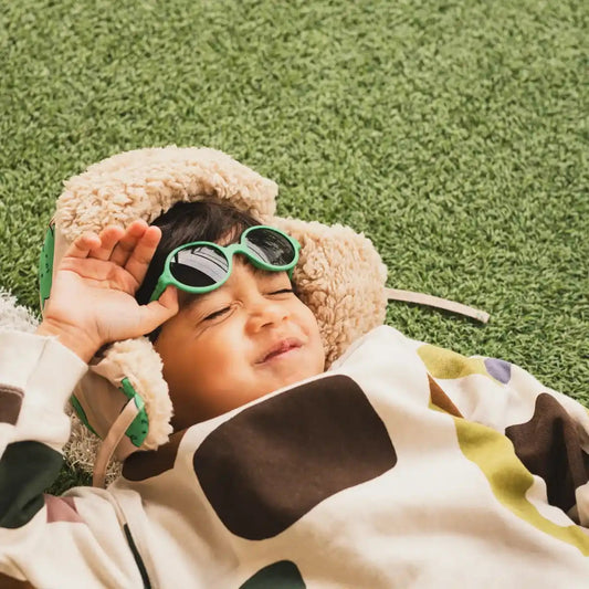 Ochelari de soare Ki ET LA, 2-4 ani - Round Green