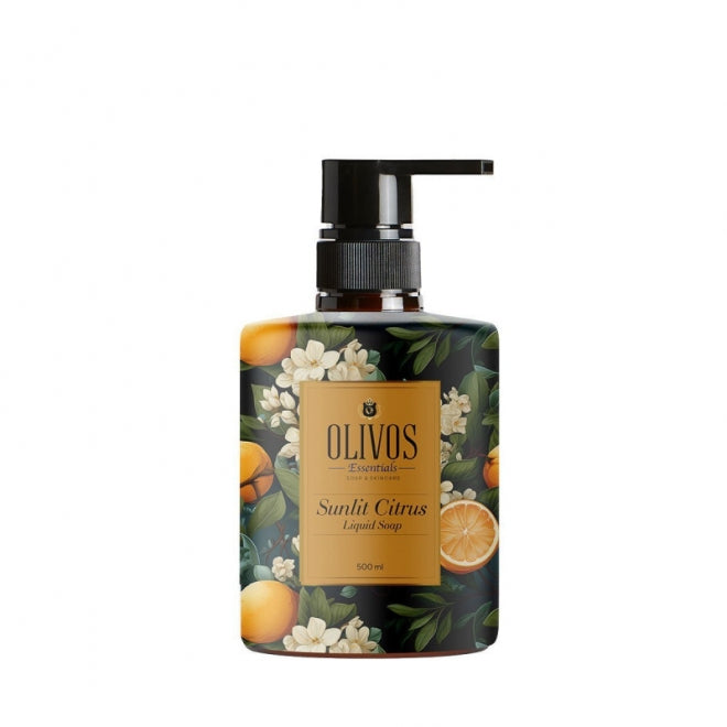 Săpun lichid Rosewood Reverie cu parfum de trandafir și bujor, Olivos, 500 ml