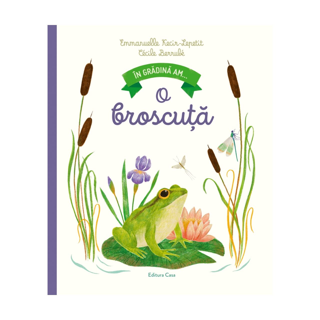 În grădină am... o broscuță