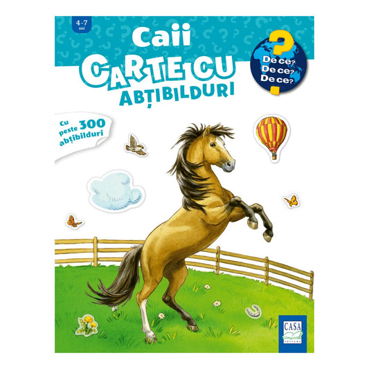 Caii – carte cu abțibilduri