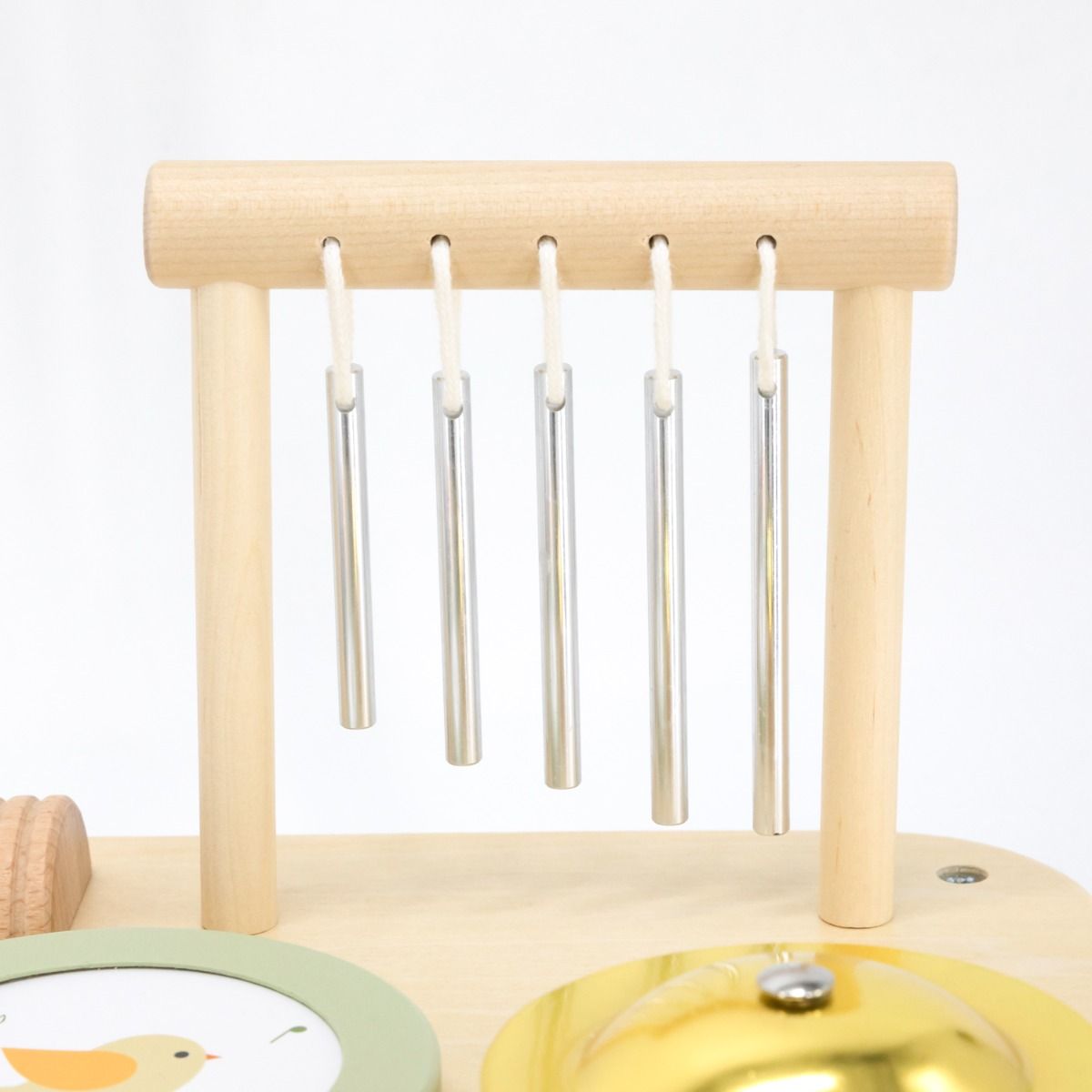 Măsuță muzicală Montessori, 7 instrumente din lemn, Polar B