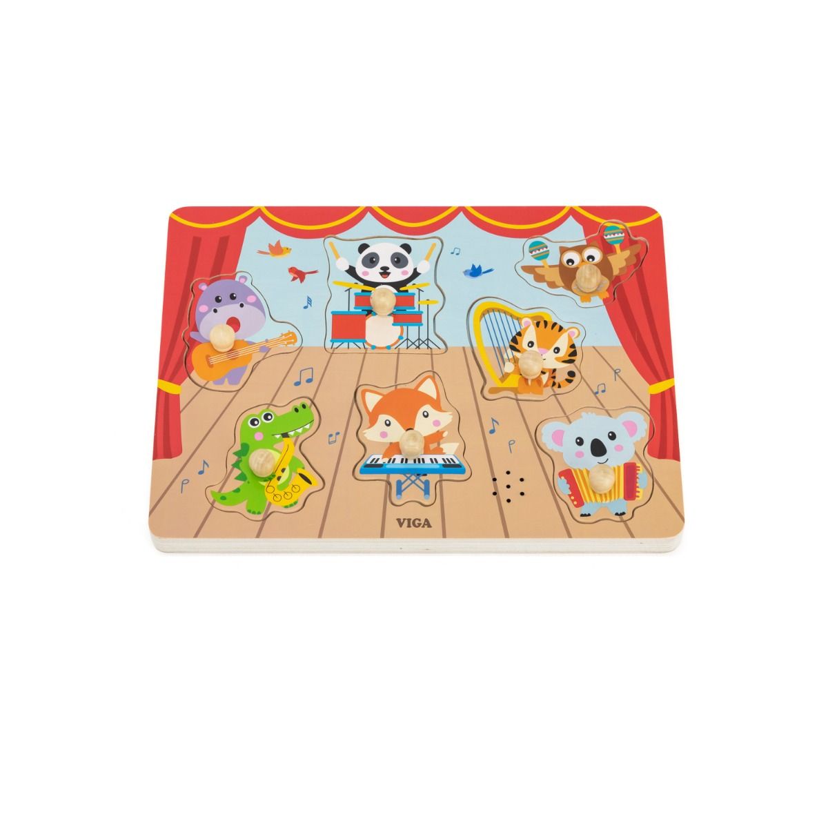 Puzzle cu Sunete – Concert Muzical, Viga