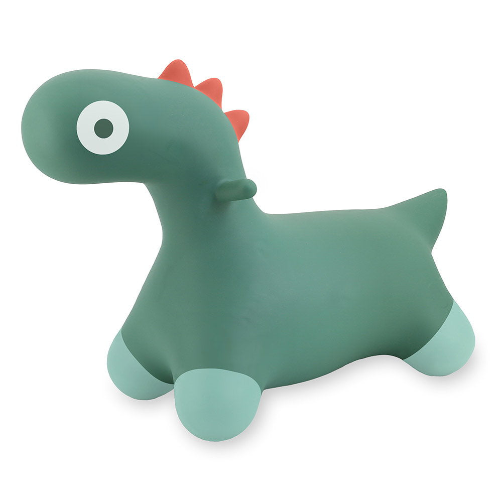 Hoppi Dino, dinozaur gonflabil săltăreț, verde, Quut Toys