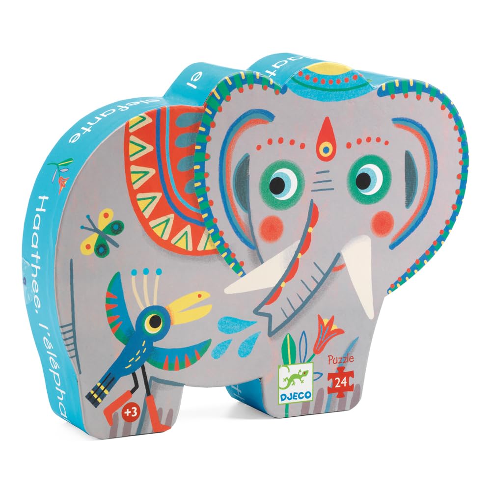 Puzzle Djeco Elefantul asiatic