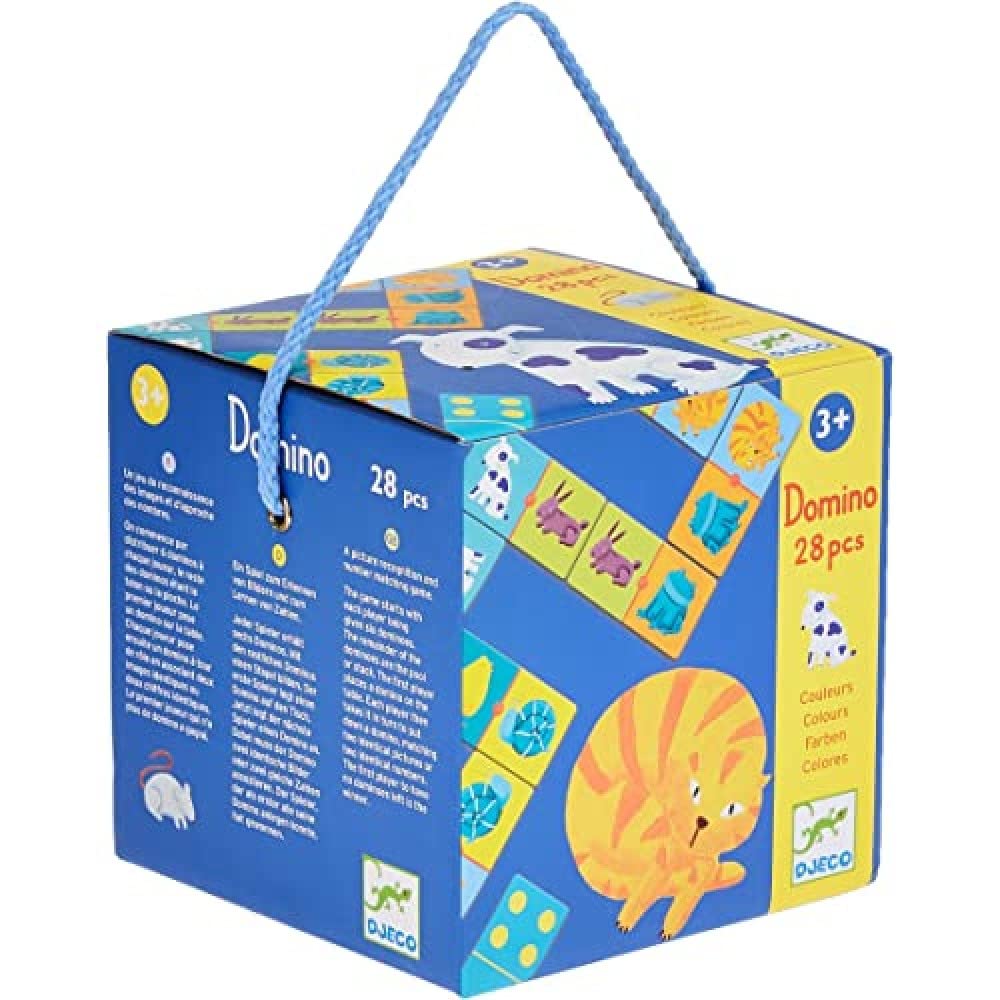 Domino animale și culori puzzle Djeco