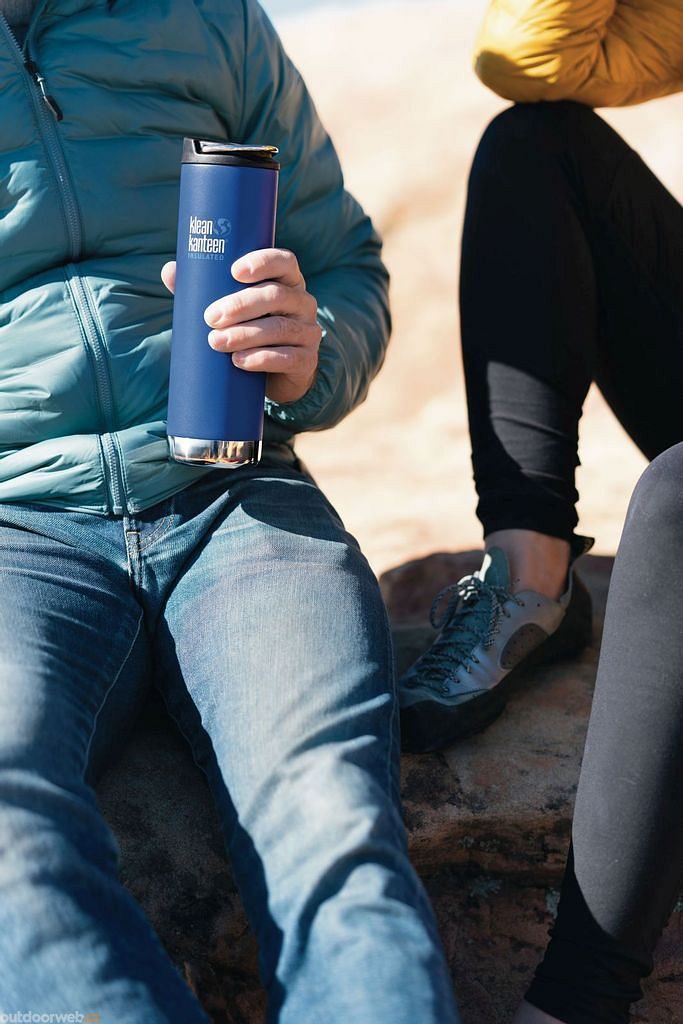 Cană termoizolantă 592 ml cu capac Cafe Cap - Klean Kanteen - TKWide Deep Surf