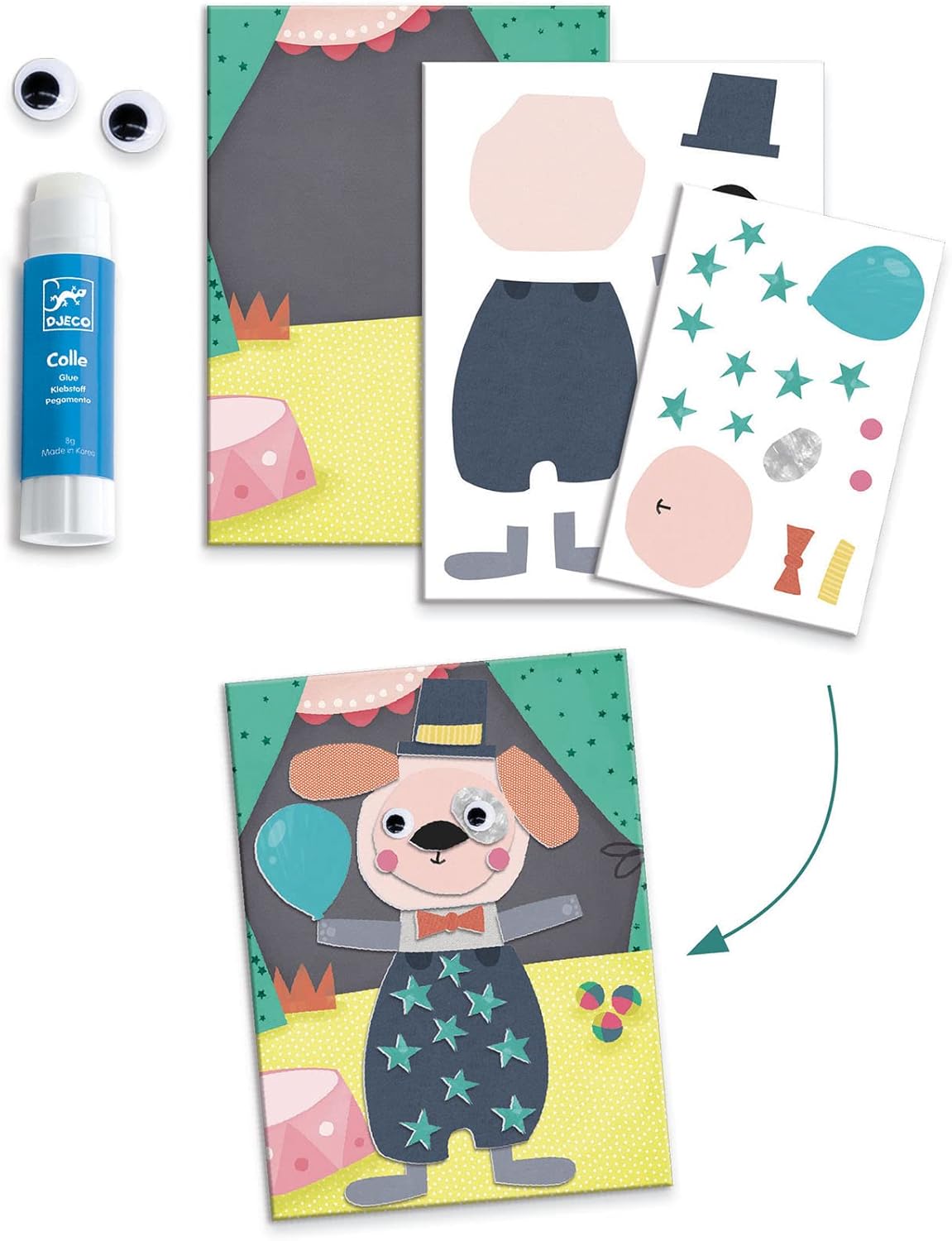 Joc creativ Casa animalelor, Djeco