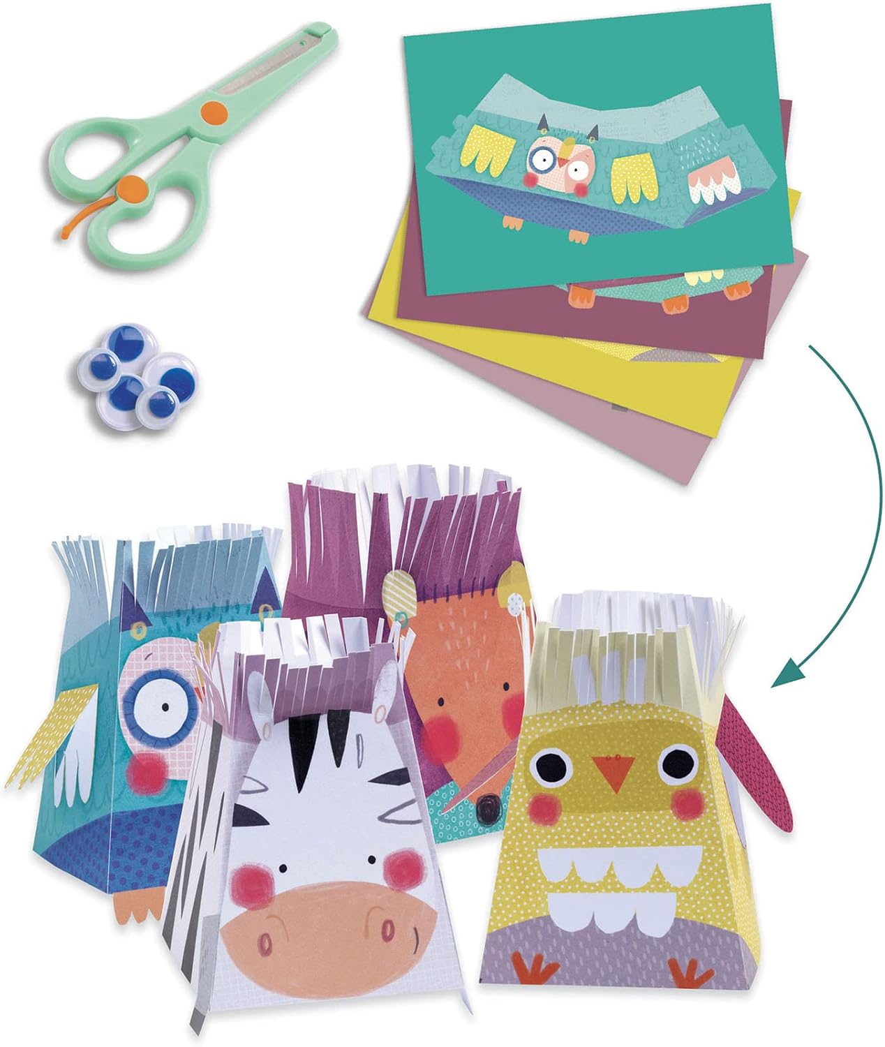 Joc creativ Casa animalelor, Djeco