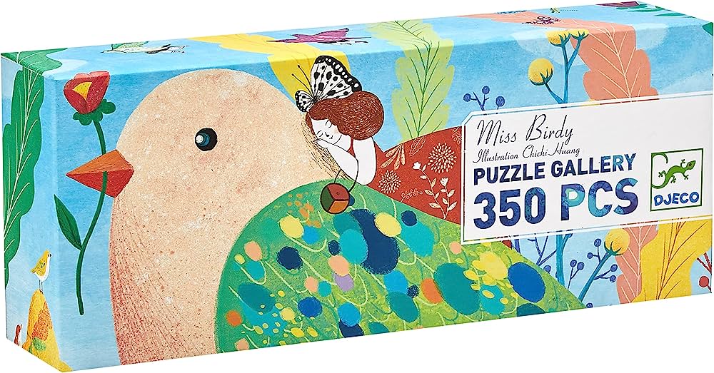 Puzzle galerie 350 piese Miss Birdy, Djeco