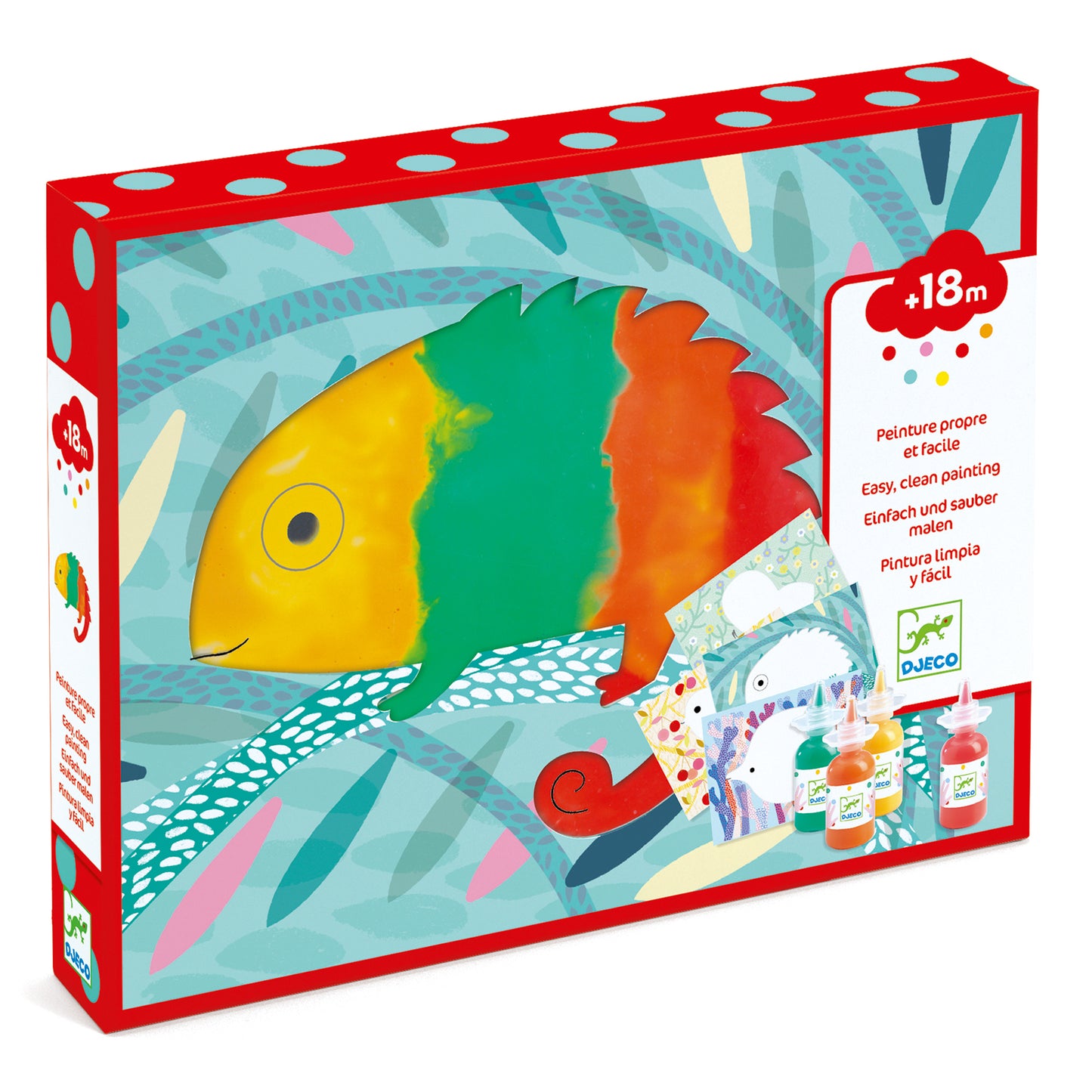 Set creativ Djeco - Bebe apasă și pictează