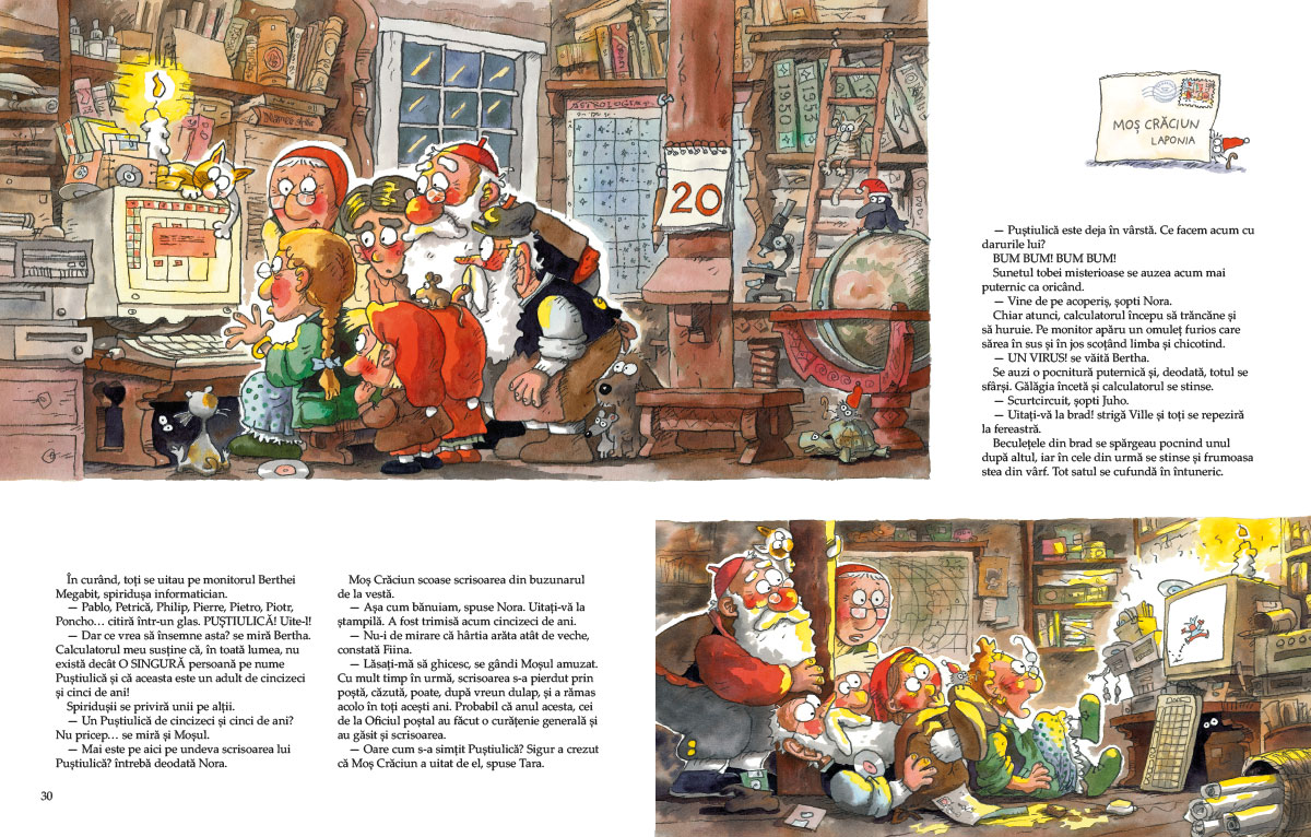 Moș Crăciun și toba fermecată