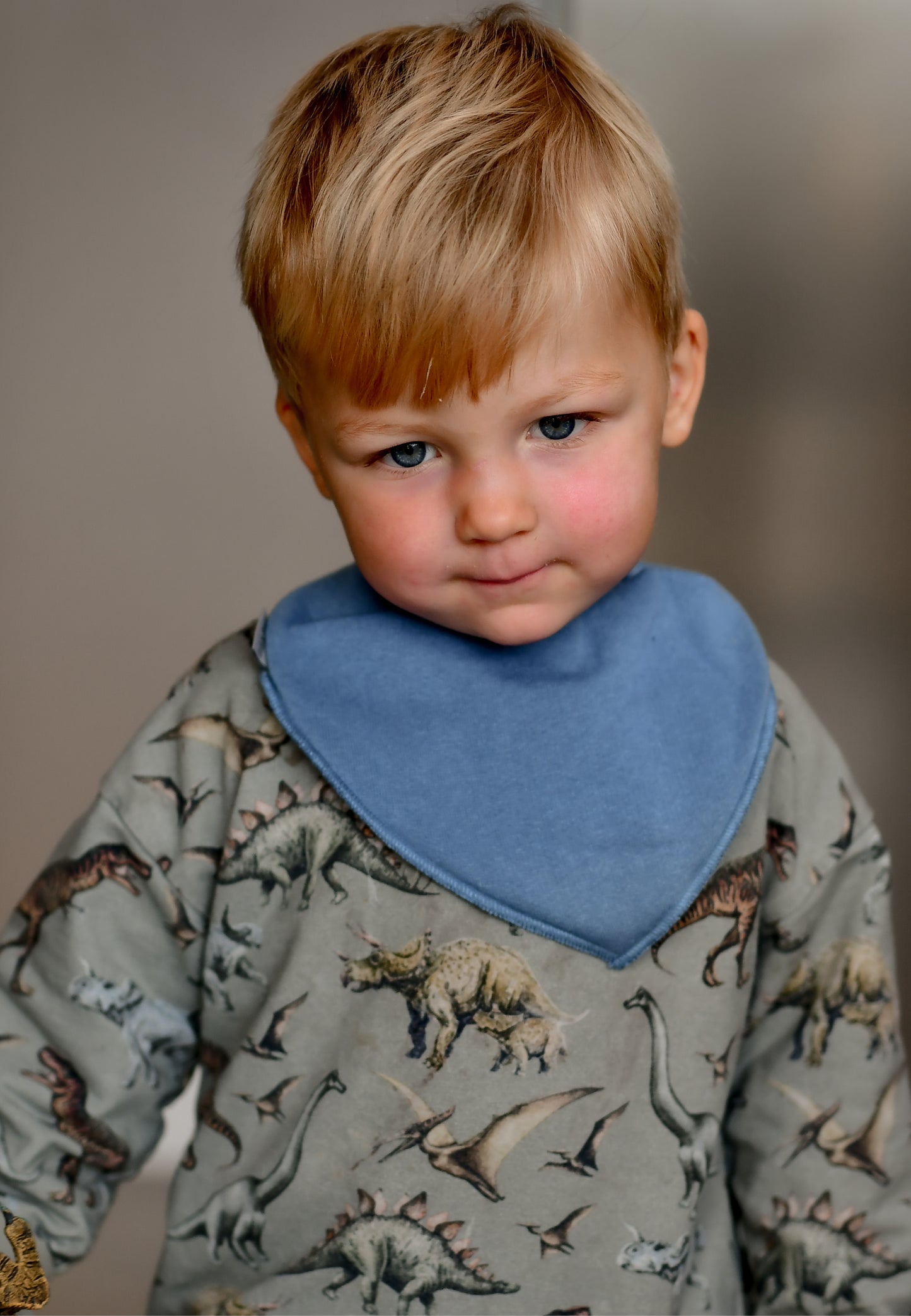 Bavetica triunghiulara din blend de bumbac Mikk-line - Dark Blue