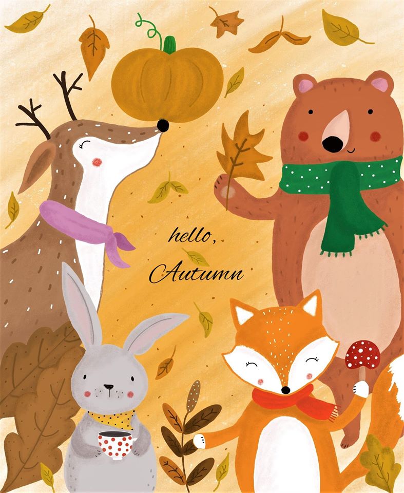 Felicitare Pojumka - Hello autumn
