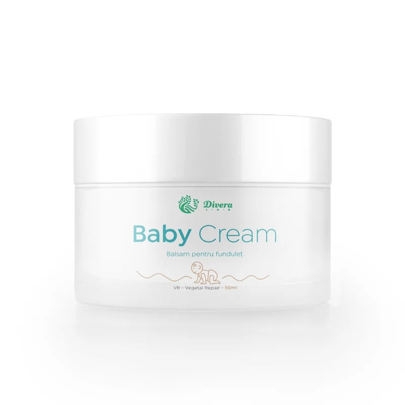Baby Cream – Balsam Natural pentru Funduleț, 50 ml - Divera Lab