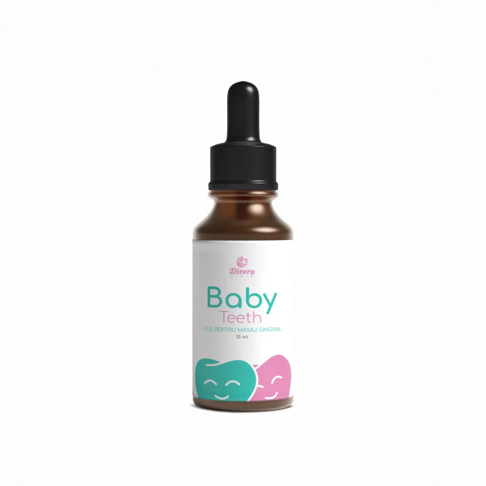 Baby Teeth – Ulei Natural pentru Masaj Perioral și Gingii, 10 ml - Divera Lab