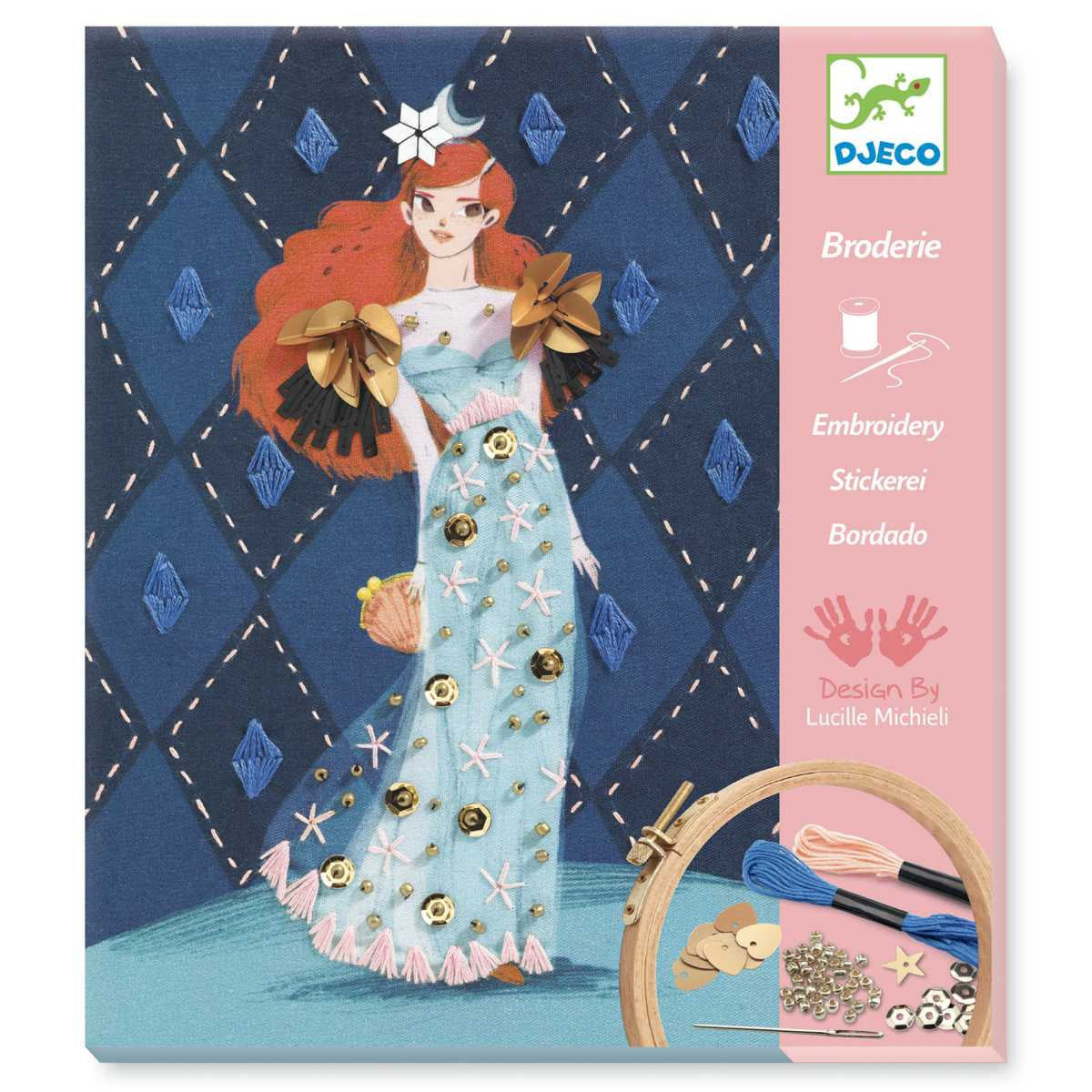 Atelier de brodat si cusut Djeco, Fashion cocktail