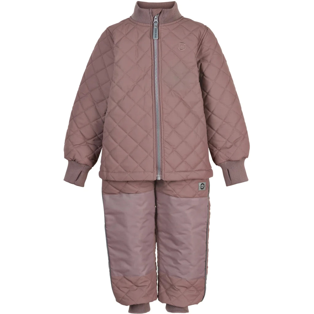 Set matlasat termorezistent căptușit cu fleece Mikk-line - Twilight Mauve