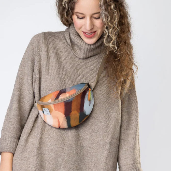 Borsetă semicerc Pulover pufos - Delikates Accessories