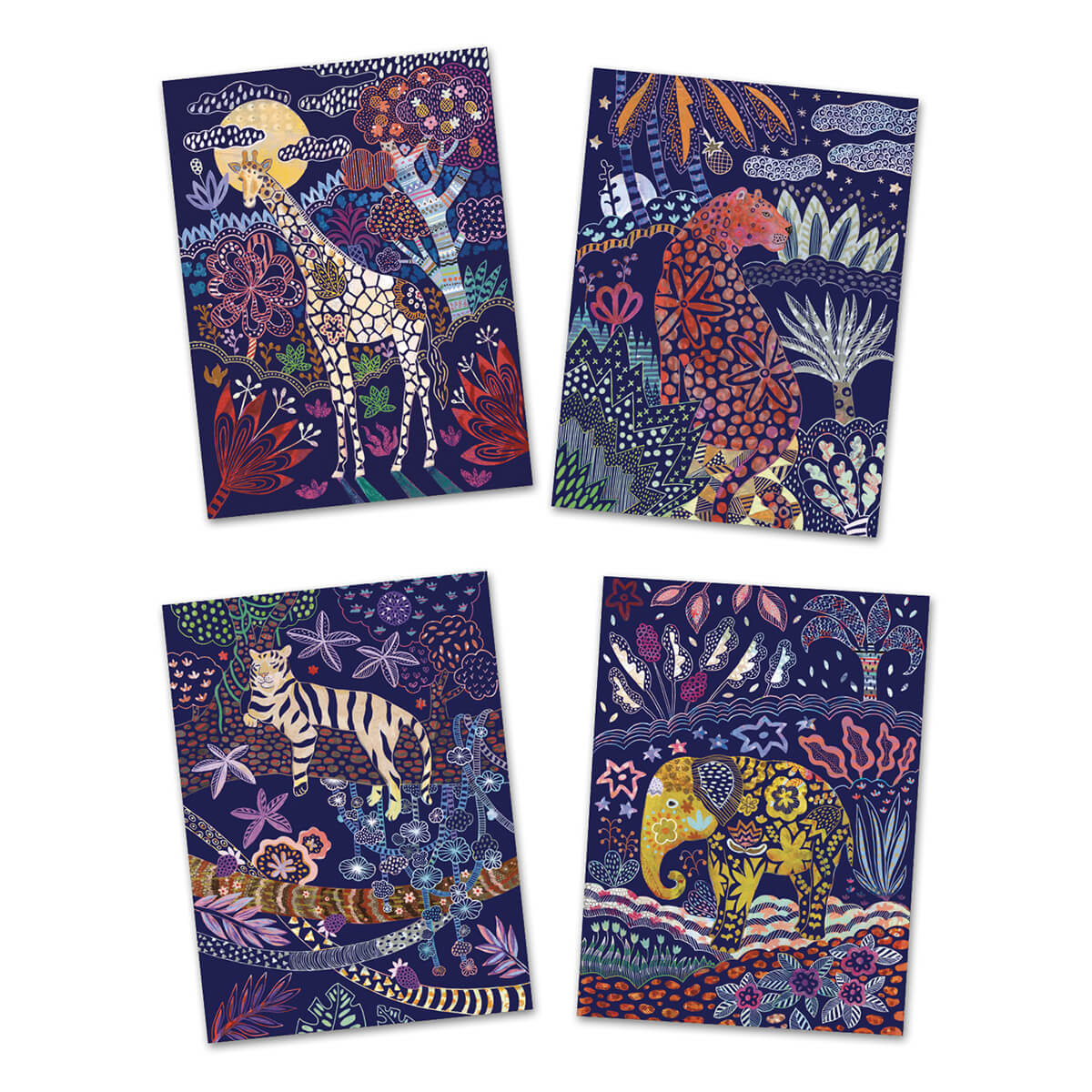 Joc creativ de răzuit - Natura - Djeco