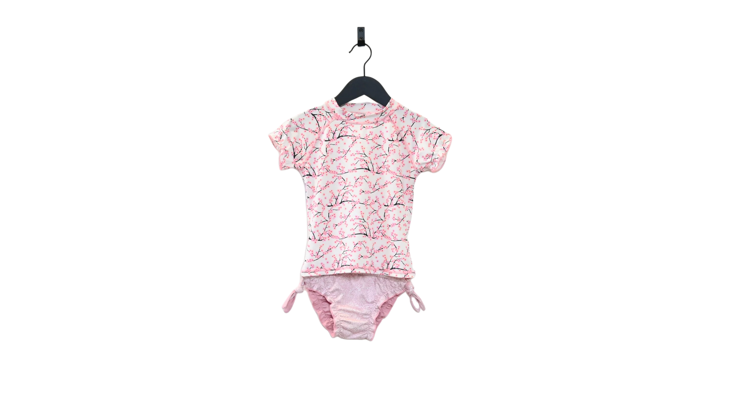 Set tricou + bikini reversibili cu protecție solară 50+ Rosie - DucKsday