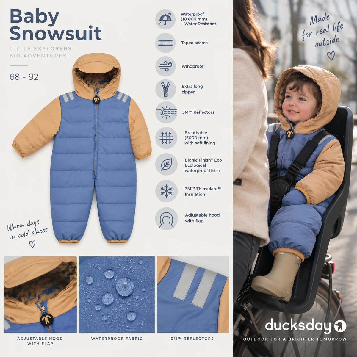 Snowsuit (costum de iarnă) Twin (baby) - DucKsday