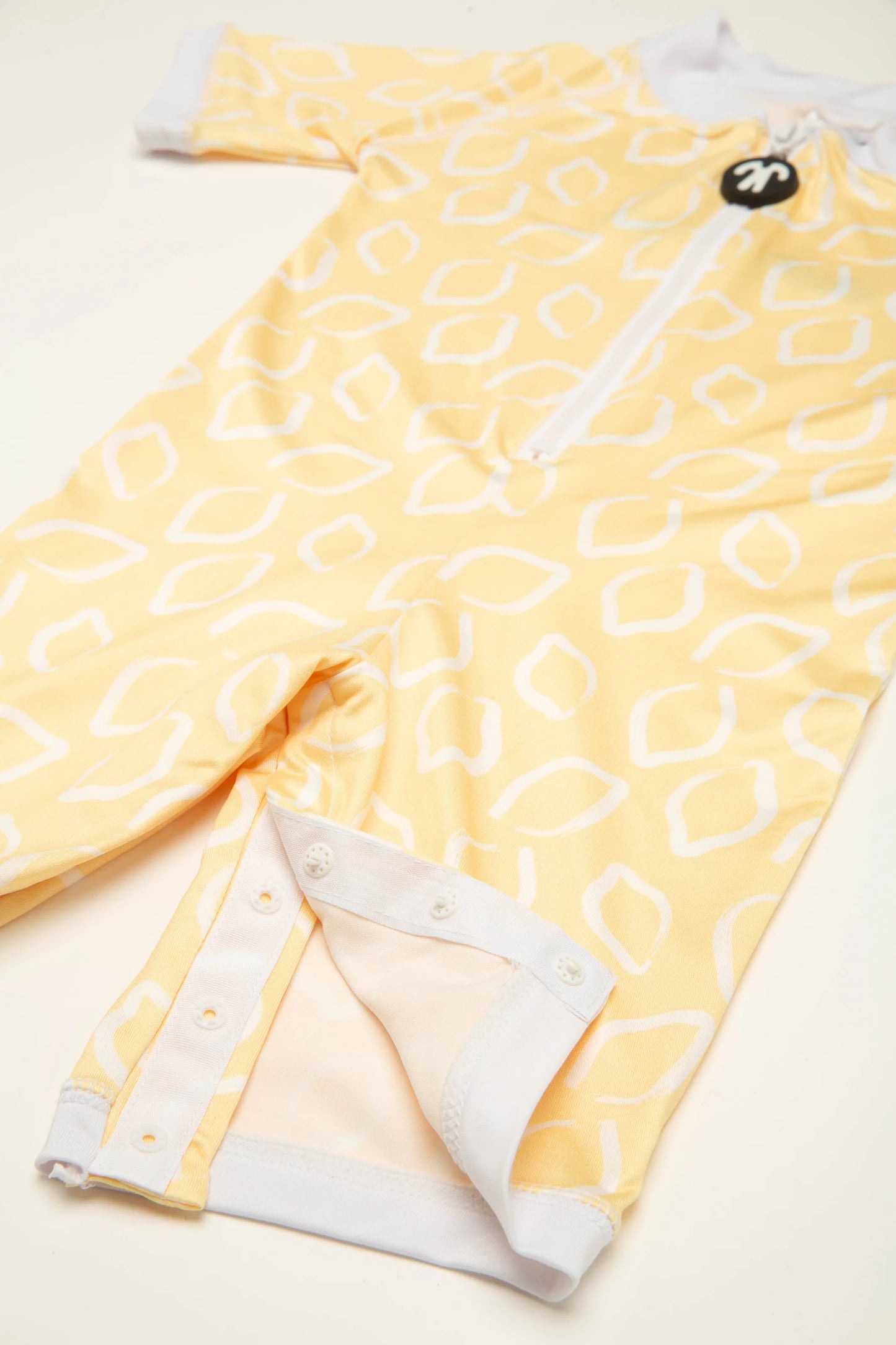 DucKsday - Costum pentru înot din lycra cu protecție solară UPF 50+ - Lemon