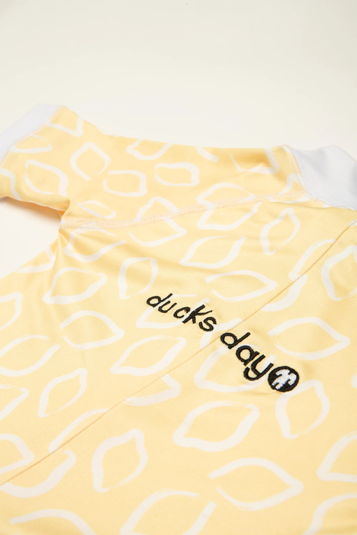 DucKsday - Costum pentru înot din lycra cu protecție solară UPF 50+ - Lemon