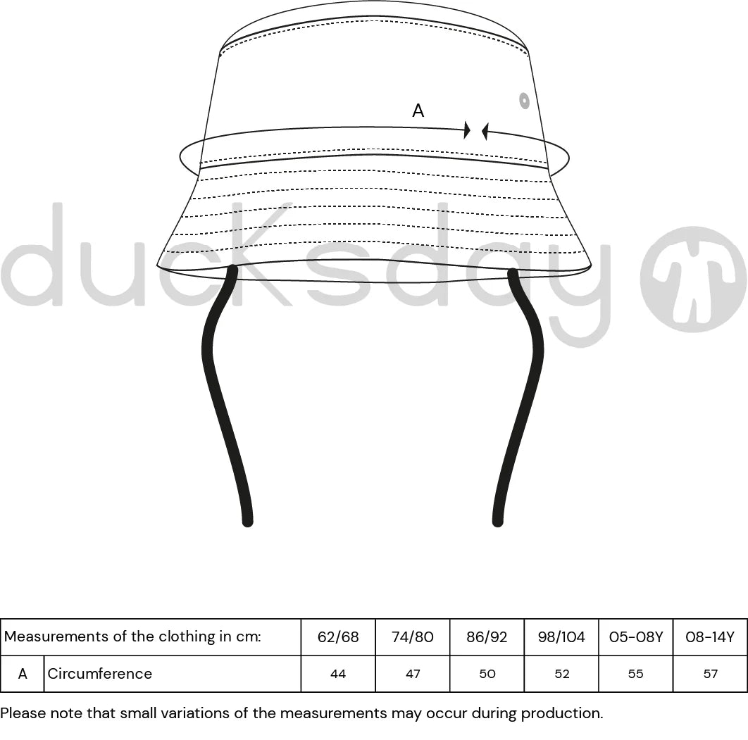 Pălărie de soare bucket UPF50+ - DucKsday - Moana