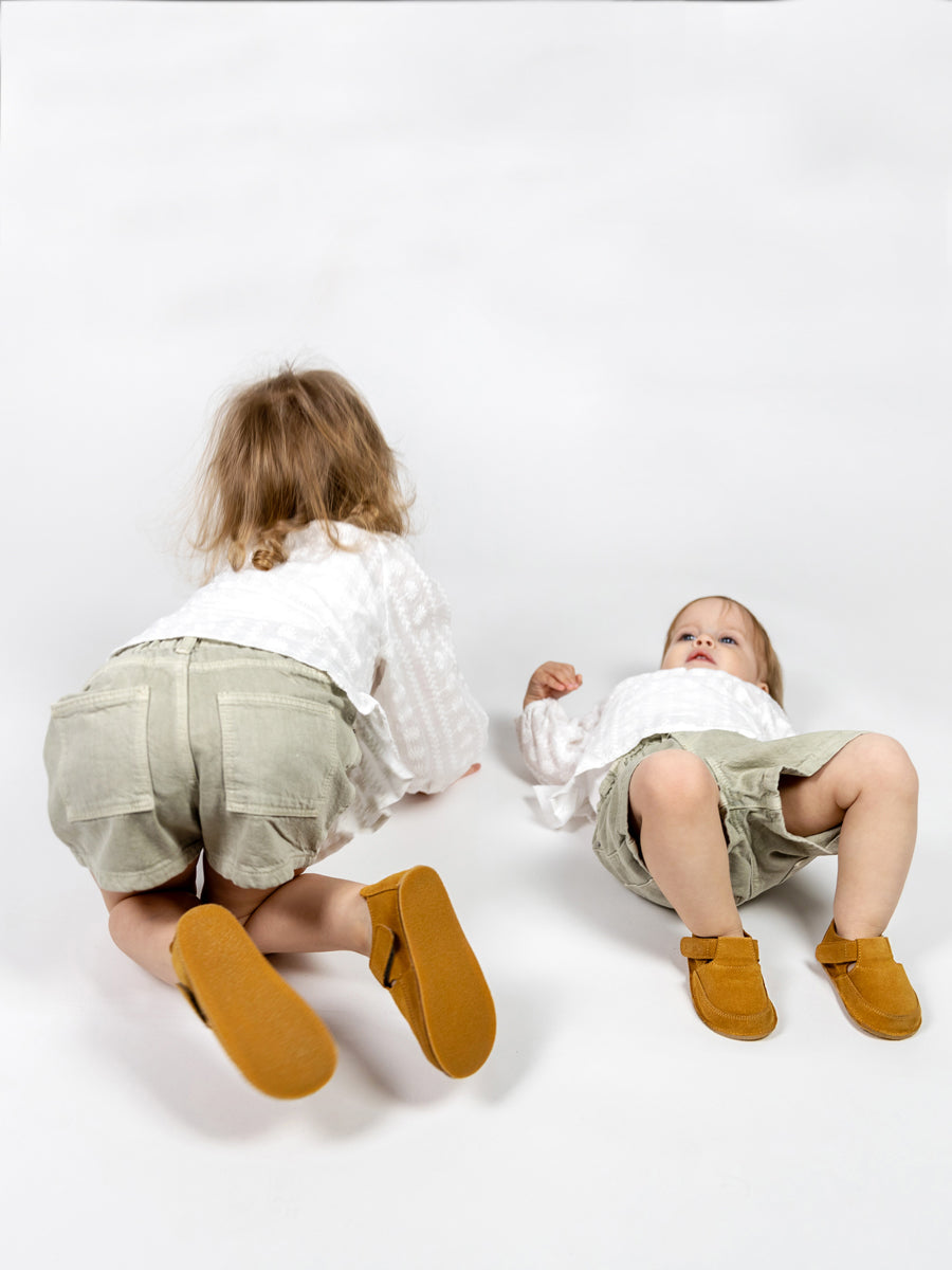Pantofi barefoot ERDA - Camel