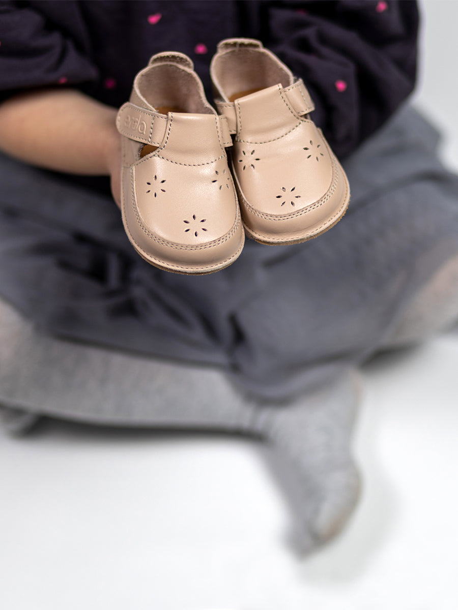 Pantofi barefoot ERDA - Rose Fleur