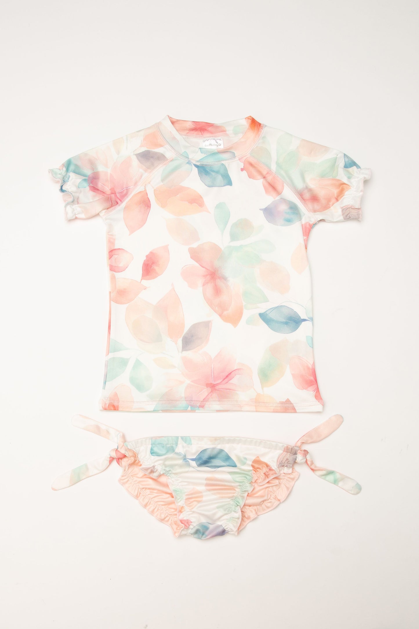 Set tricou + bikini reversibili cu protecție solară UPF 50+ Bliss- DucKsday