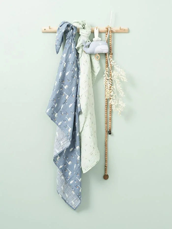Muselină de înfășat 120x120 cm, model Summer Fruit - Fresk