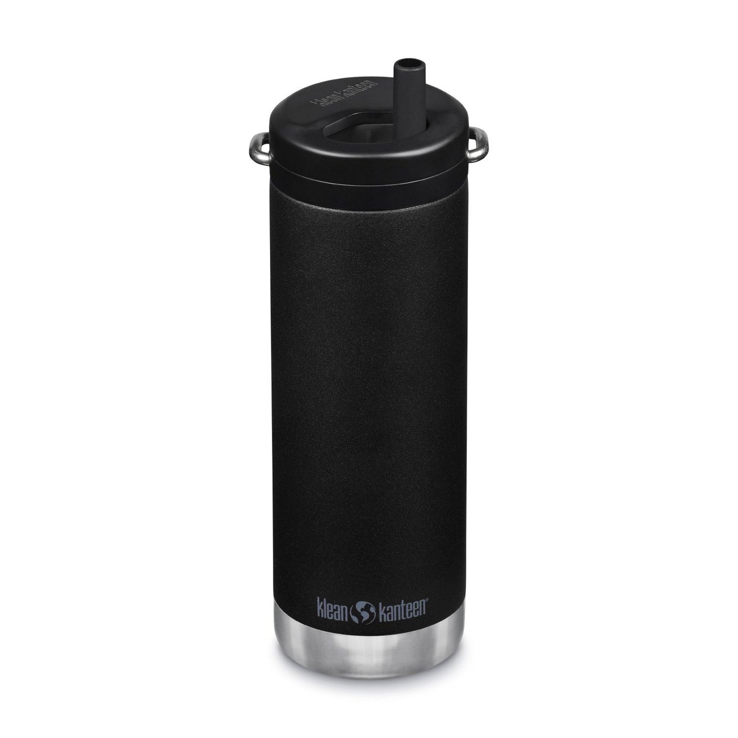 Cană termoizolantă 473 ml cu capac Twist Cap - Klean Kanteen - TKWide Black
