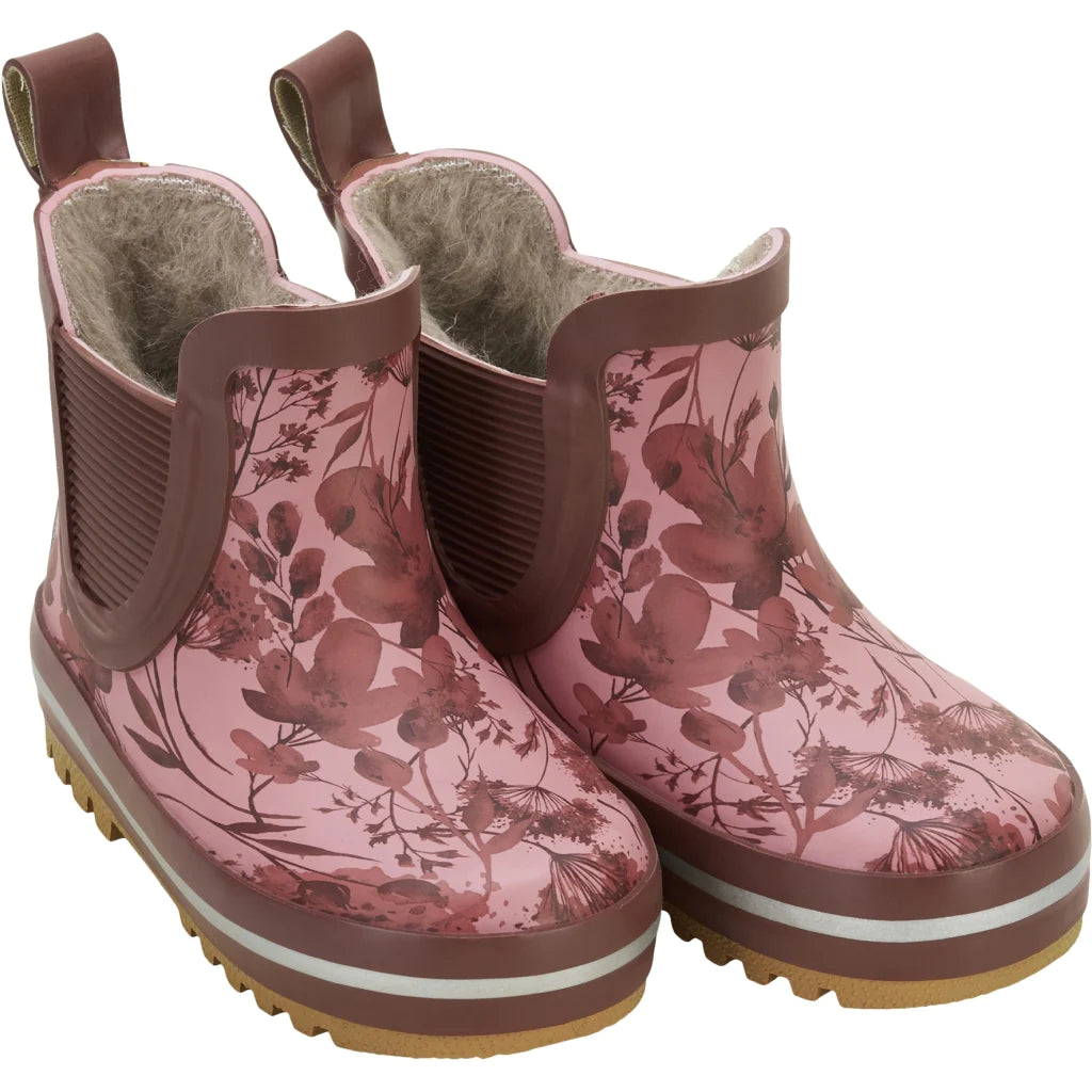Cizme scurte căptușite cu lână Mikk-Line - Winter Wellies - Burlwood