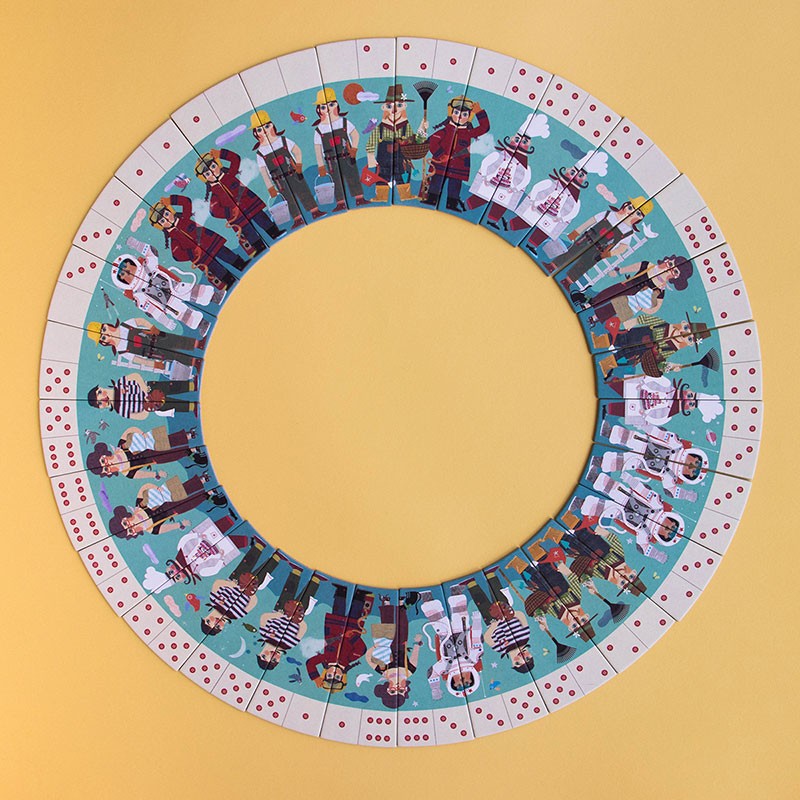 Domino circular Londji Meserii