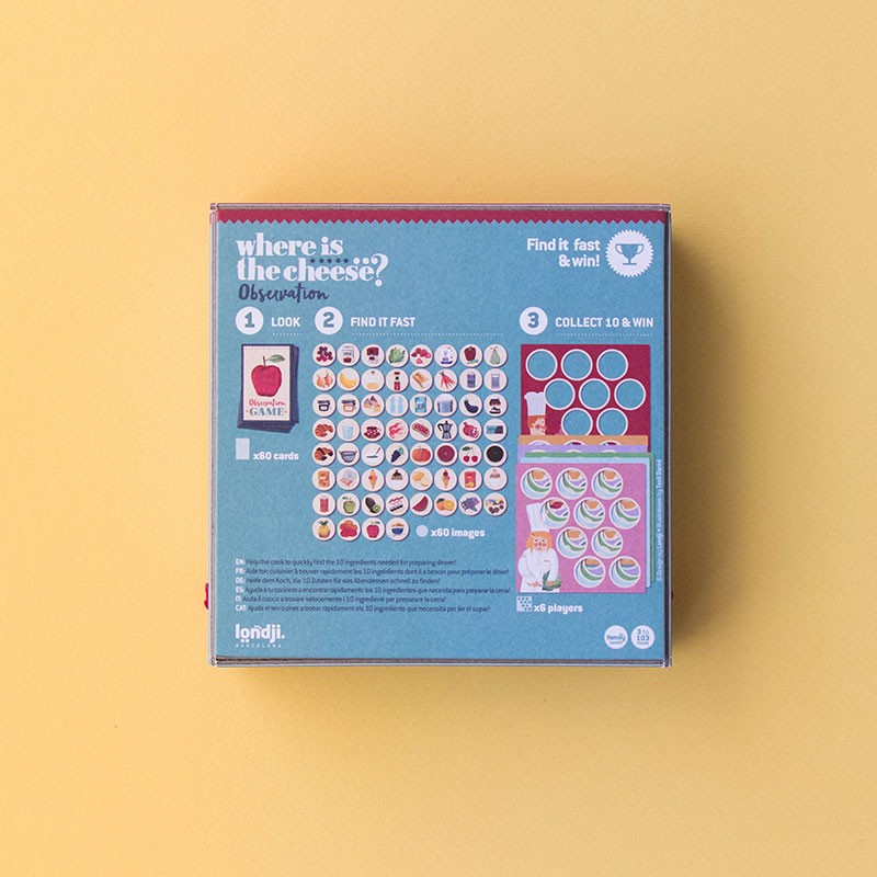 Unde e cașcavalul? - joc de observație varianta de buzunar Londji