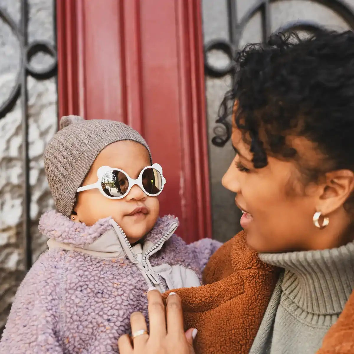 Ochelari de soare Ki ET LA, 0-12 luni - Ourson Elysee White