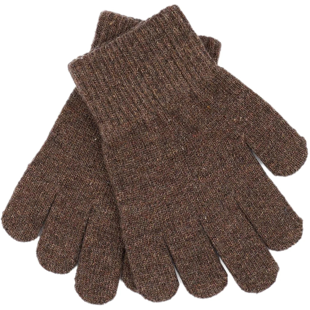 Mănuși tricotate cu lână Magic Gloves Mikk-line - set de 3 perechi Duffel Bag- Chocolate Chip - Orion Blue