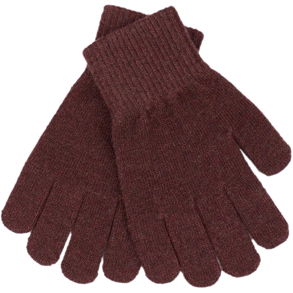 Mănuși tricotate cu lână Magic Gloves Mikk-line - set de 3 perechi Nightshade- Chocolate Chip - Rose Brown