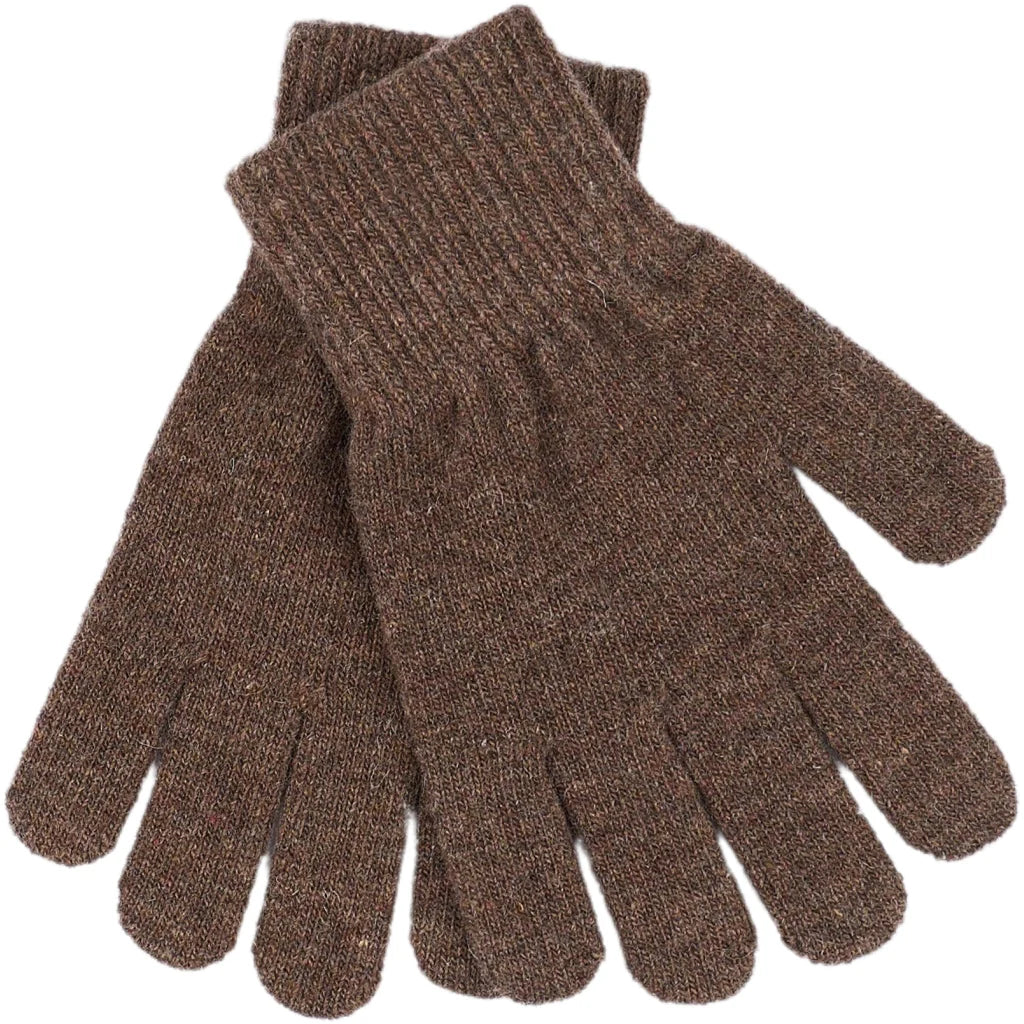 Mănuși tricotate cu lână Magic Gloves Mikk-line - set de 3 perechi Nightshade- Chocolate Chip - Rose Brown